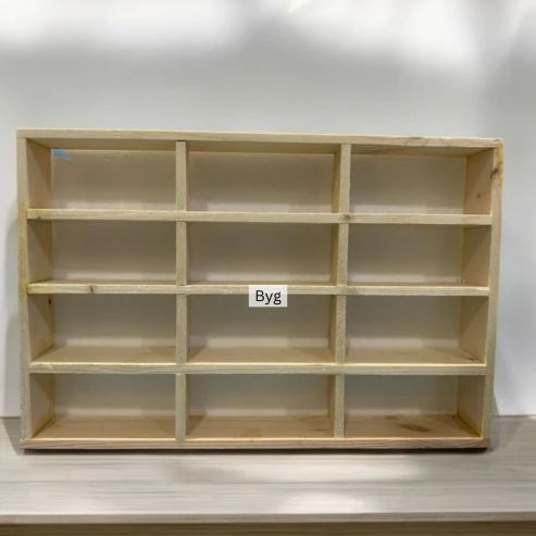 12 Compartments Wooden Organizer without cover