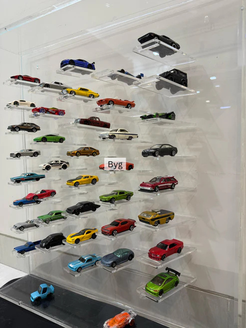 1/64 Diecast Car Display – 48 compartments | Magnetic Cover | Wall-Mount/Freestanding