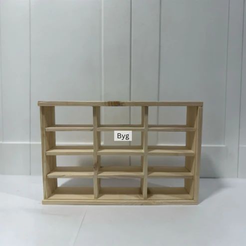 12 Compartments Wooden Organizer without cover