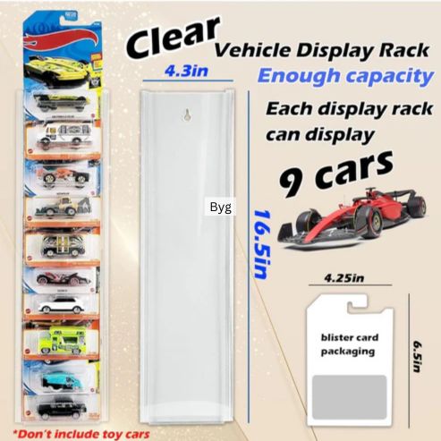 Hotwheels main line Card holder for 08 cars 1/64