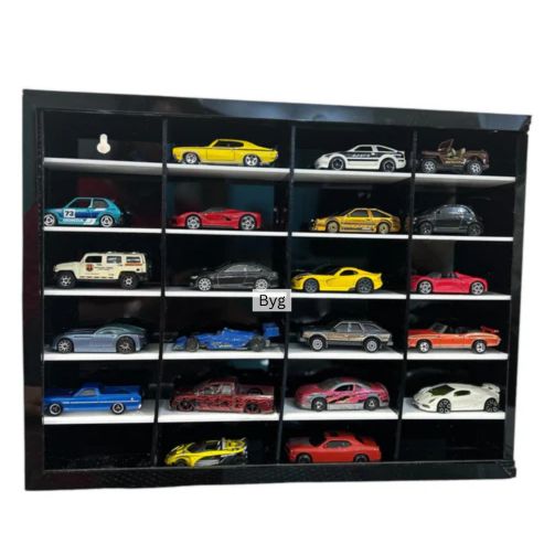 24 Compartments Hotwheels Organizer with cover 1/64