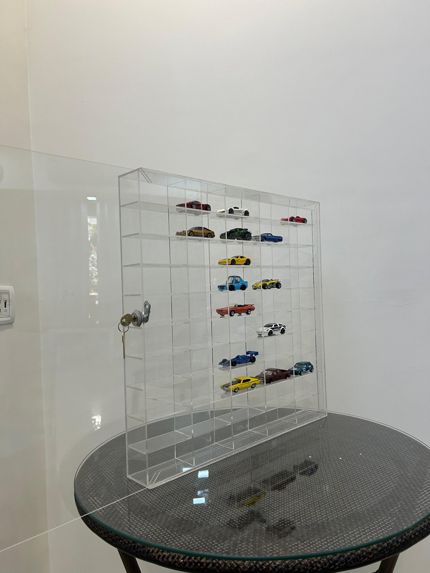 Lockable 50 Compartments Hotwheels organizer