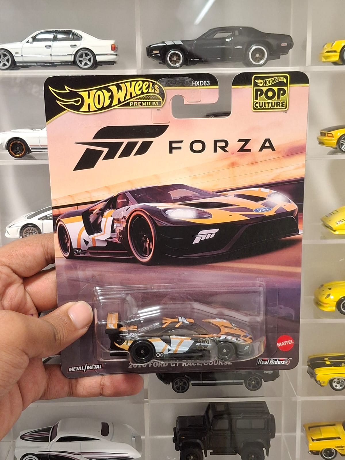 HOTWHEELS PREMIUM- FORZA- 2016 FORD GT RACE/ COURSE