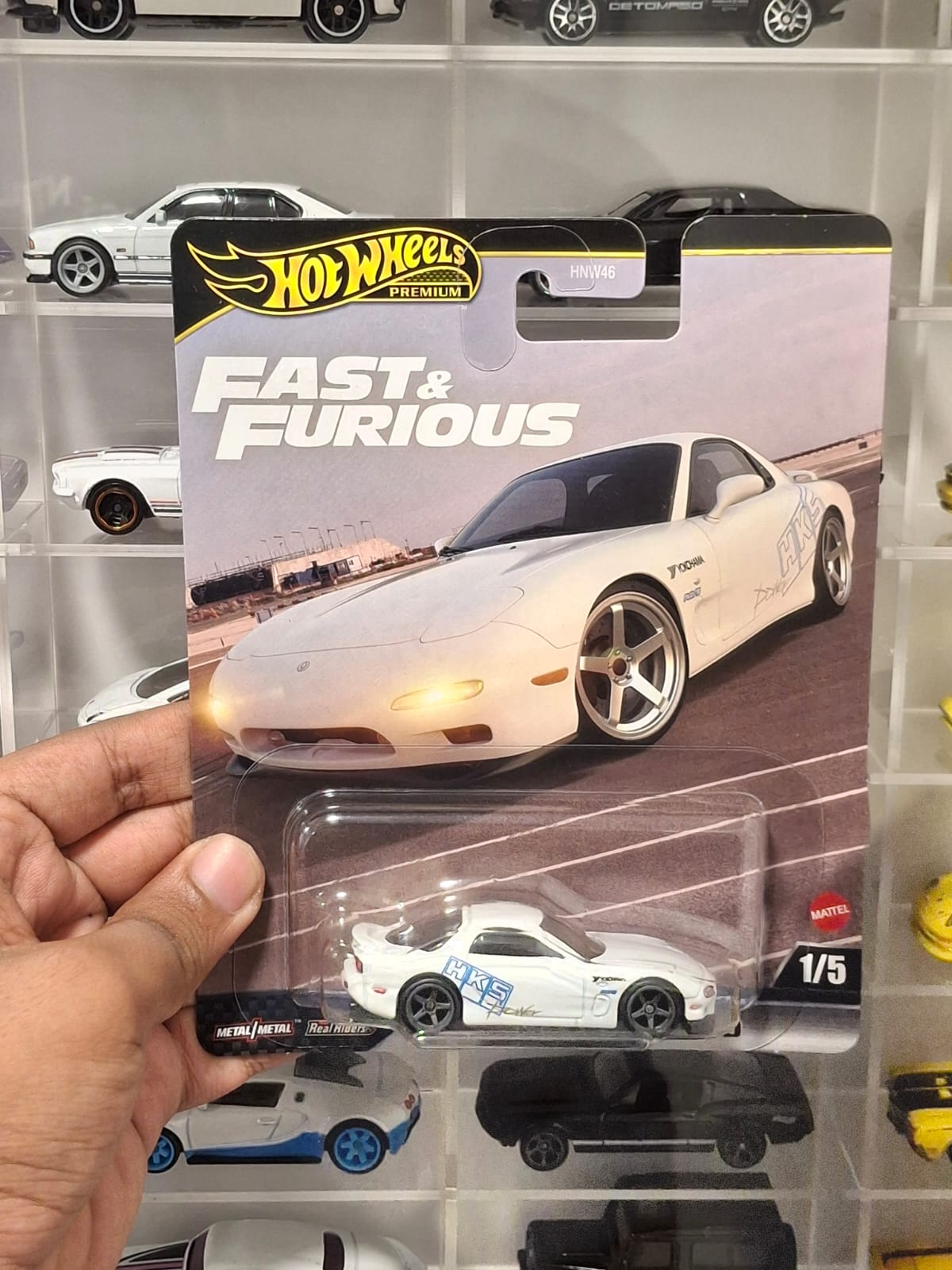 HOTWHEELS PREMIUM- FAST & FURIOUS- MAZDA RX-7 FD