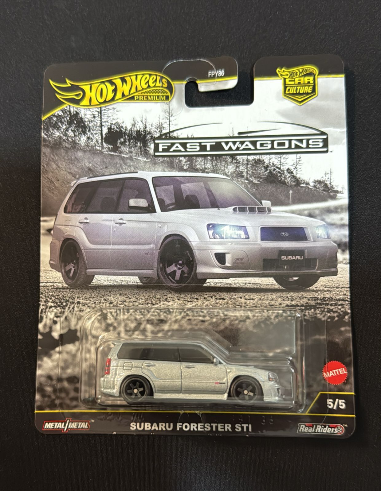 HOTWHEELS PREMIUM- FAST WAGONS (IMPORTED)- SUBARU FORESTER STI
