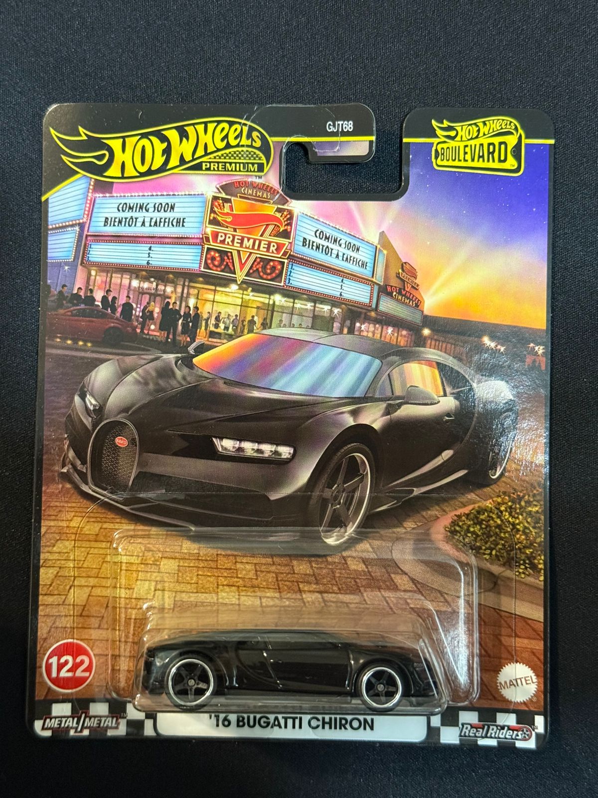 HOTWHEELS PREMIUM- '16 BUGATTI CHIRON (Imported)