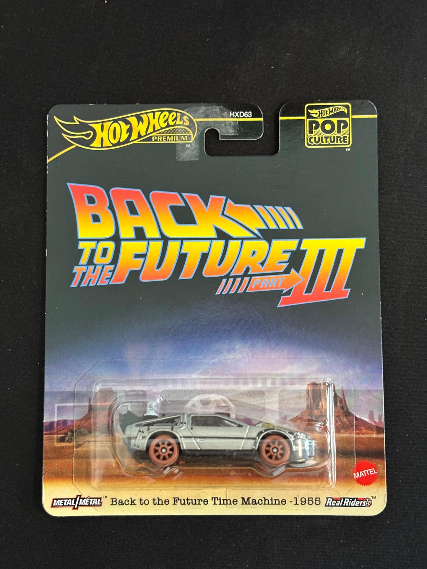 HOTWHEELS PREMIUM- BACK TO THE FUTURE- TIME MACHINE 1955