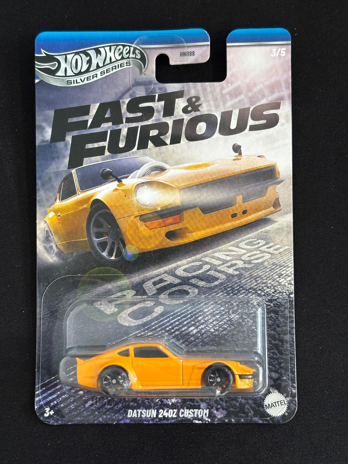 HOTWHEELS SILVER SERIES- FAST & FURIOUS- DATSUN 240Z CUSTOM