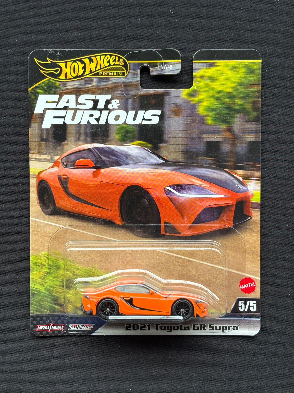 HOTWHEELS PREMIUM- FAST & FURIOUS- 2021 TOYOTA GR SUPRA (Imported)