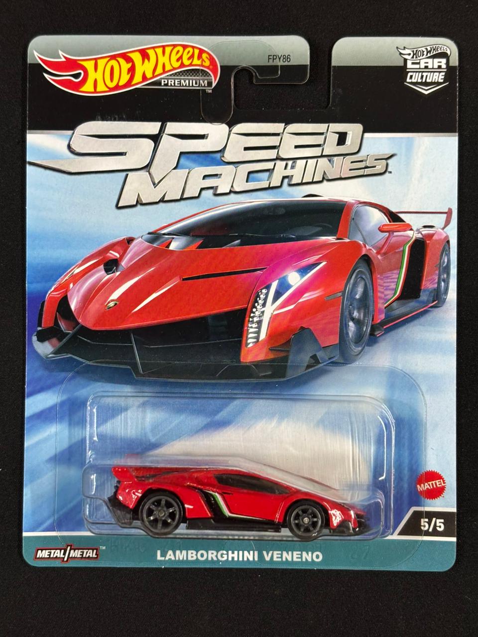 HOTWHEELS PREMIUM- SPEED MACHINE- LAMBORGHINI VENENO (Imported)
