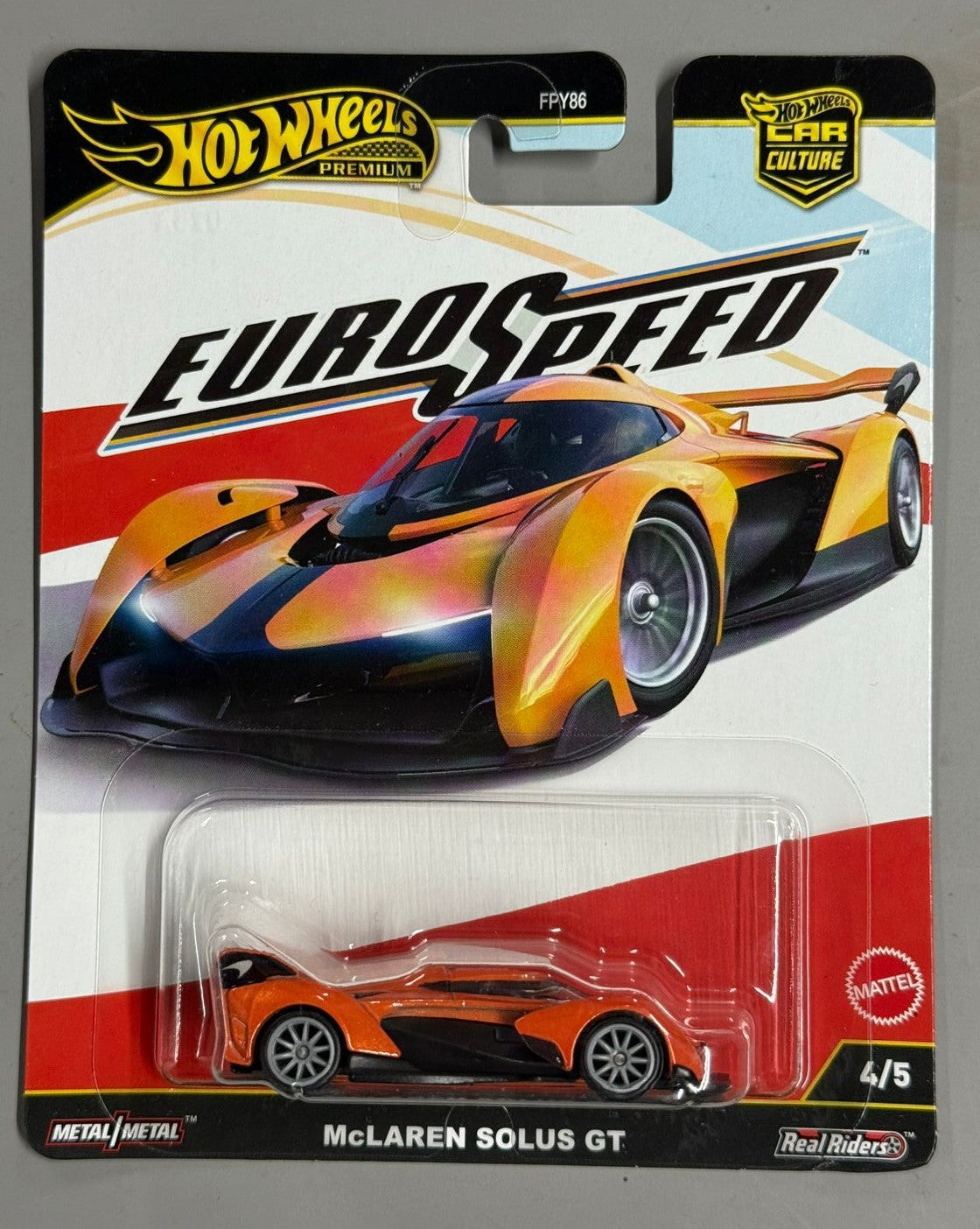 HOTWHEELS PREMIUM- EURO SPEED- McLAREN SOLUS GT (Imported)