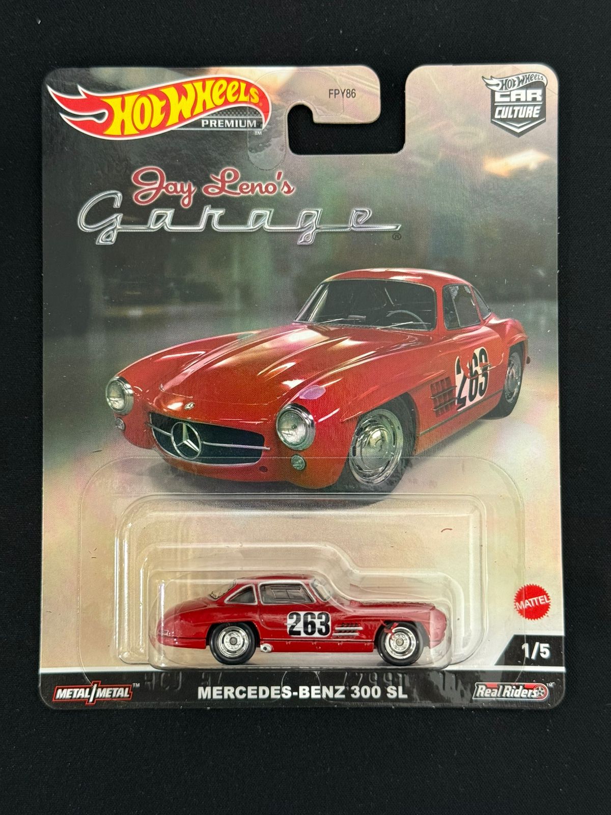 HOTWHEELS PREMIUM- JAY LENO'S GARAGE- MERCEDES-BENZ 300 SL (Imported)