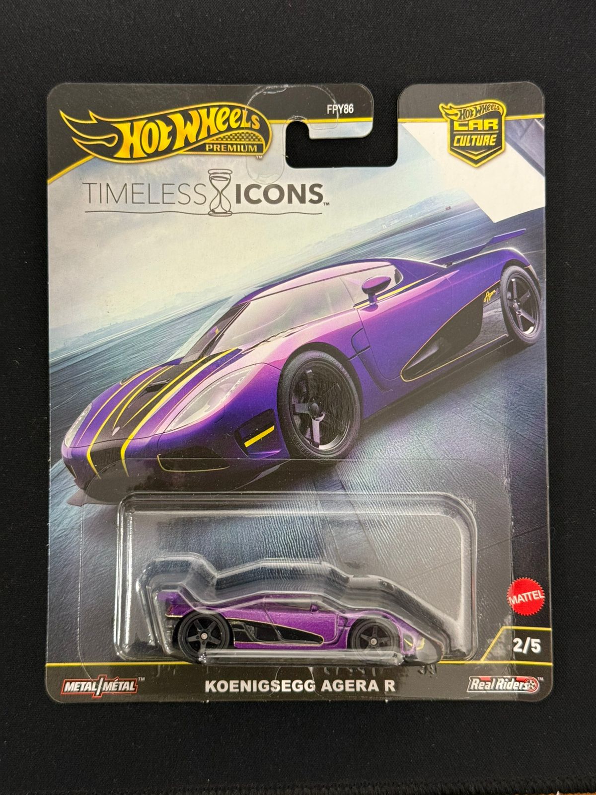 HOTWHEELS PREMIUM- TIMELESS ICONS- KOENIGSEGG AGERA R (Imported)