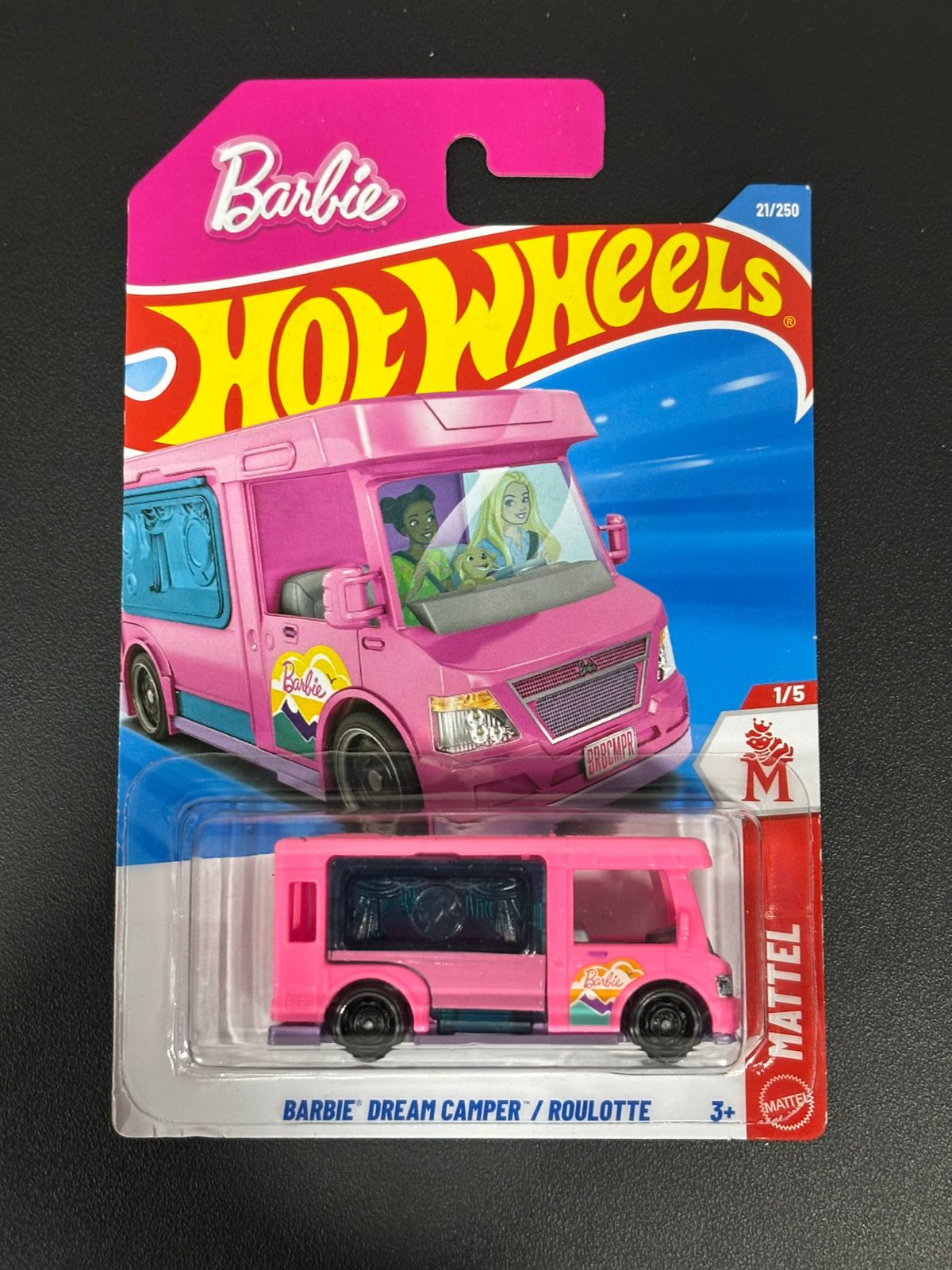 HOTWHEELS- BARBUE DREAM CAMPER