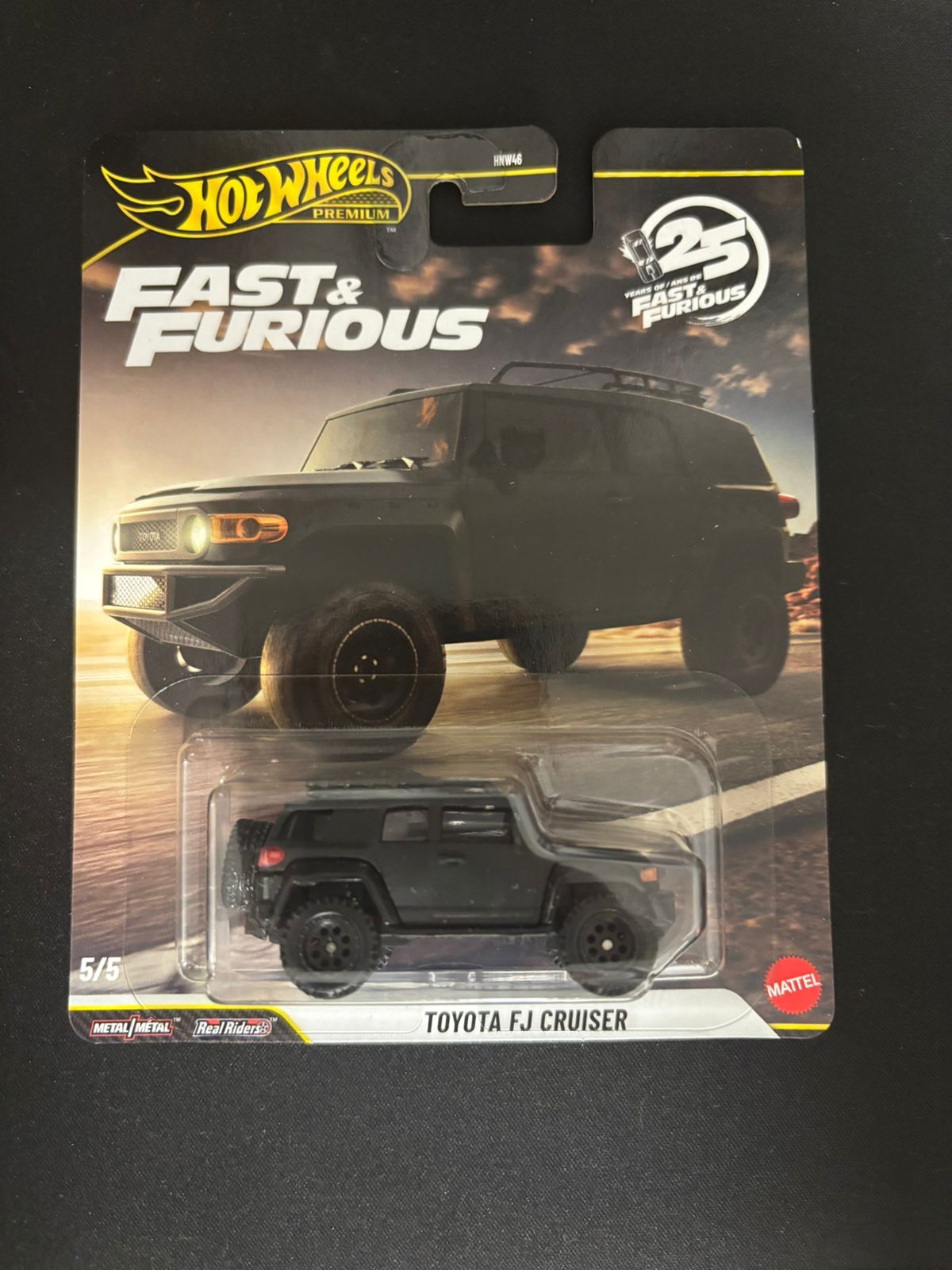 HOTWHEELS PREMIUM- FAST & FURIOUS- TOYOTA FJ CRUISER (Imported)
