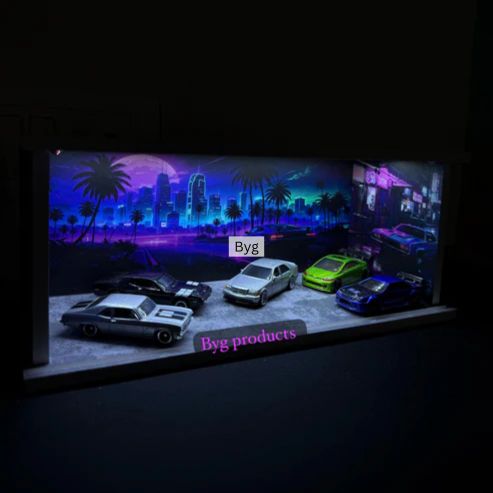 Luxury Miniature Car Showroom for 1:24, 1:43 & 1:64 Models
