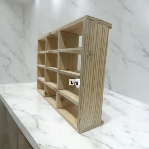 12 Compartments Wooden Organizer without cover
