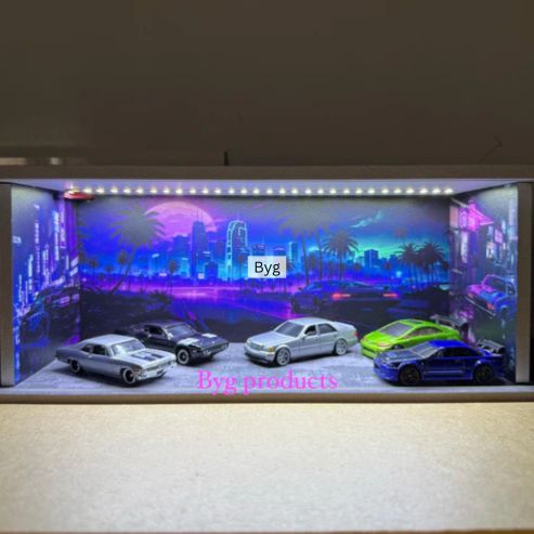 Luxury Miniature Car Showroom for 1:24, 1:43 & 1:64 Models