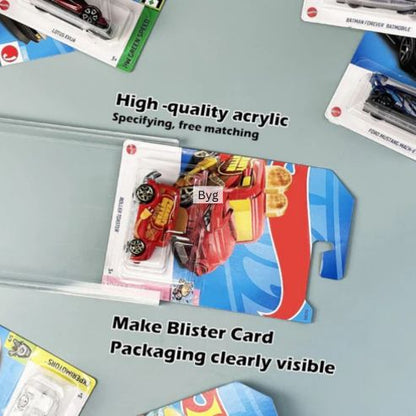 Hotwheels main line Card holder for 08 cars 1/64