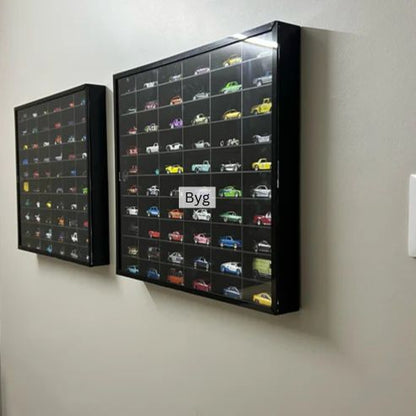 60 Compartments Hotwheels organizer Black