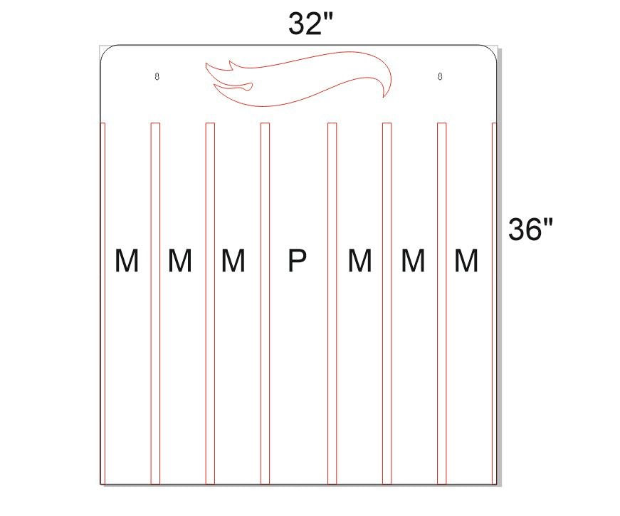 Wall Hanging Card Holder with Logo (Contains 114 Mainline & 14 Premium Cards)
Total capacity : 128 carded cars
