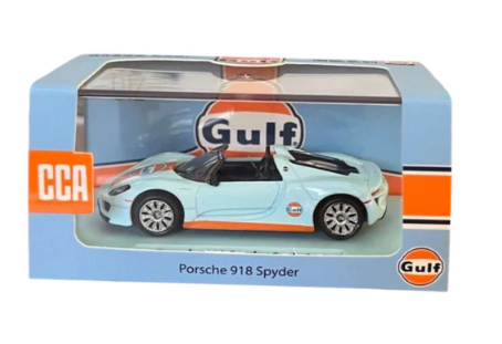 CCA PORSCHE 918 SPYDER 1:64 Scale (With ACRYLIC CASE)