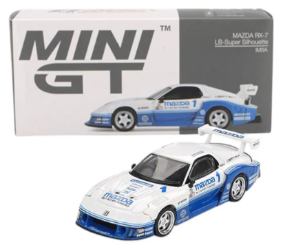 Mini GT- MAZDA RX-7 LB- SUPER SILHOUTTE 1:64 Scale