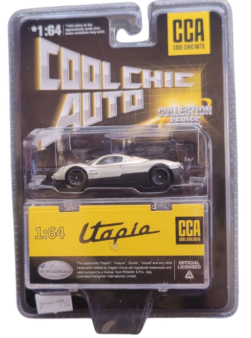 CCA Collection Series- Pagani Utopia (Silver) 1:64 Scale