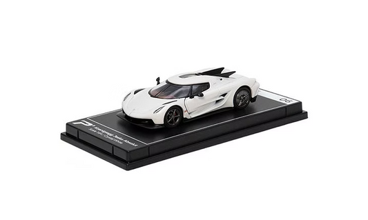 PosterCar- Koenigsegg Jesko Absolut Color: Crystal White Scale: 1/64
