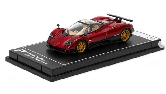 PosterCar- Pagani Zonda F Color: Rosso Dubai Scale: 1/64