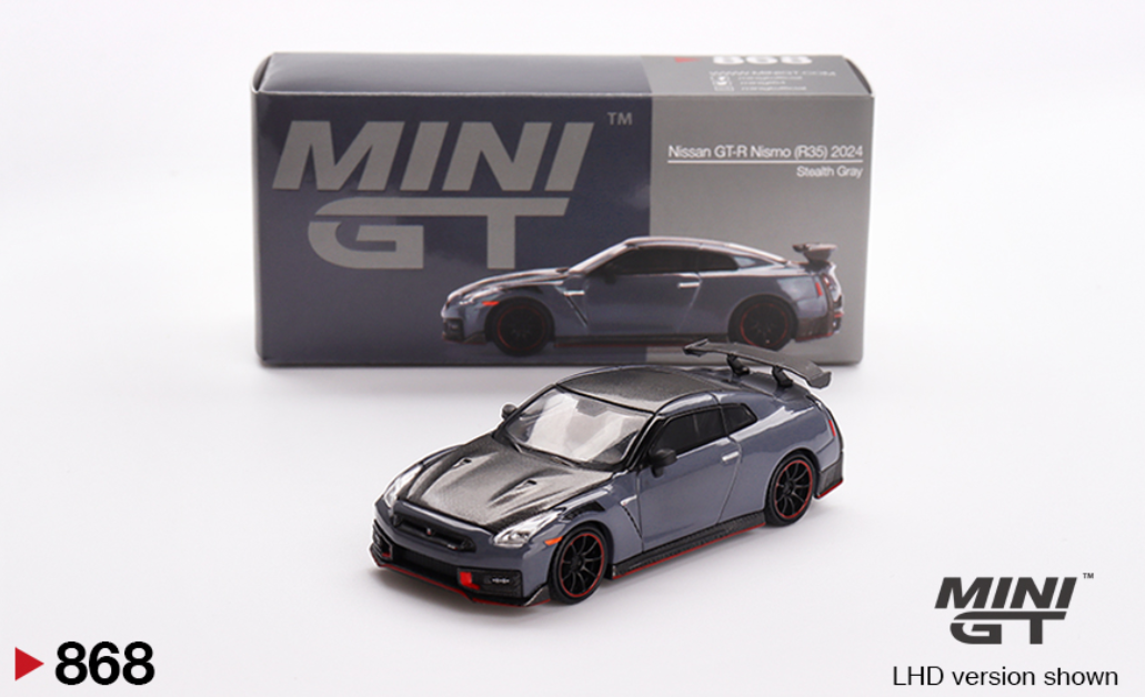 Mini GT- Nissan GT-R Nismo 2024 NISMO Stealth Gray