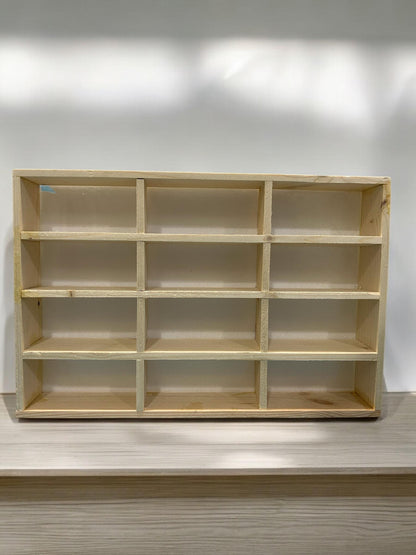 12 Compartments Wooden Organizer without cover