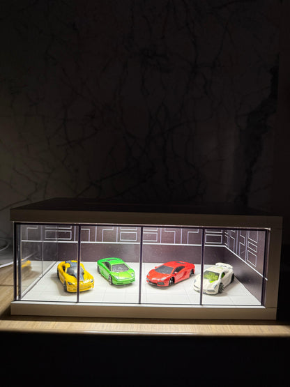 Luxury Miniature Car Showroom for 1:24, 1:43 & 1:64 Models (BLACK)