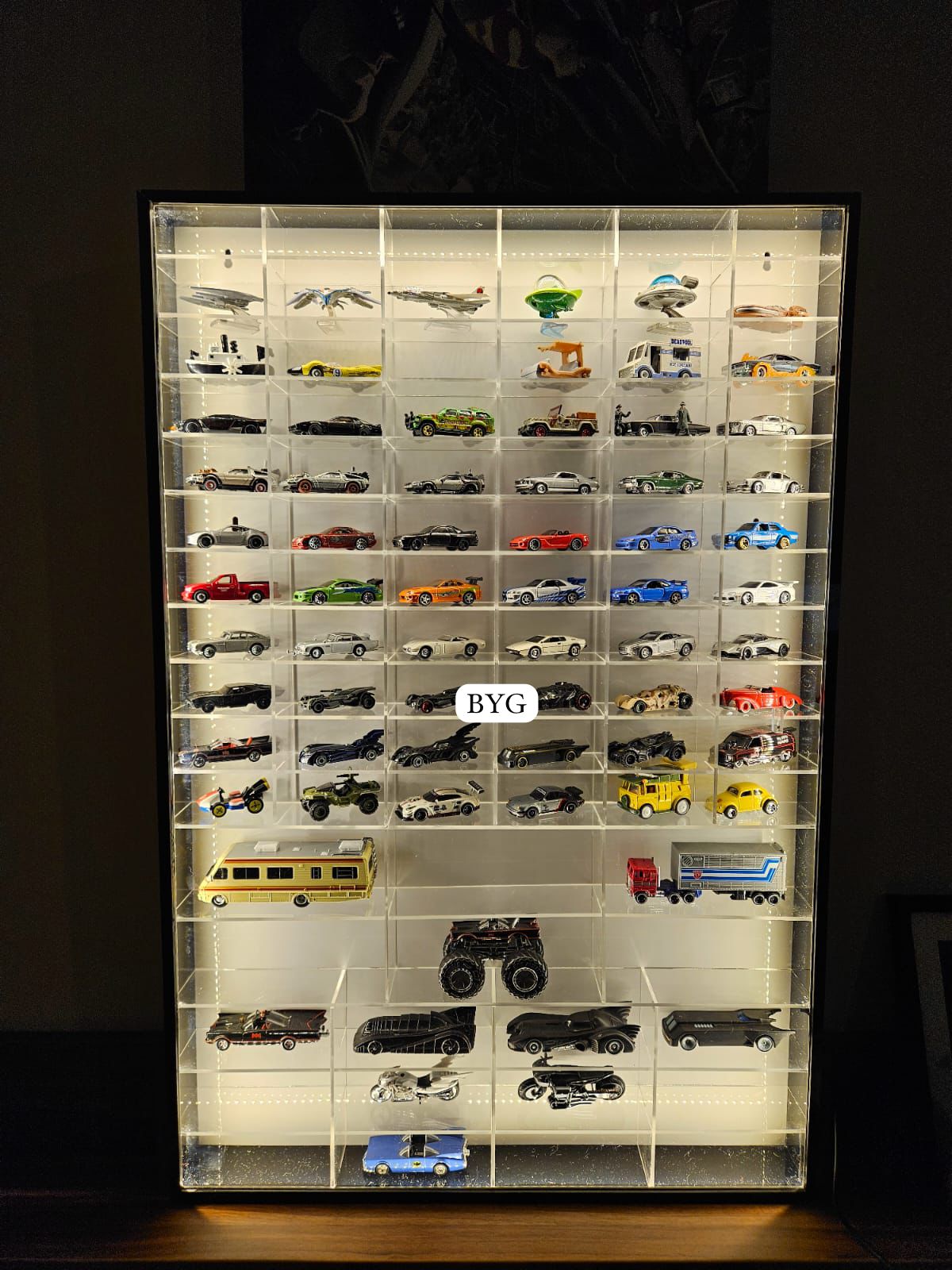 Led organizer for Hotwheels car and Trucks ( scale 1:64 and 1:50)