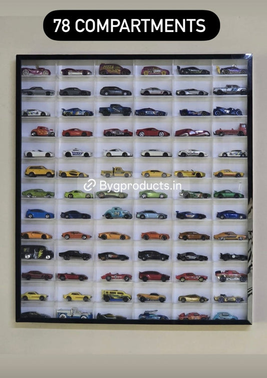 78 Compartments Hotwheels organizer 1:64