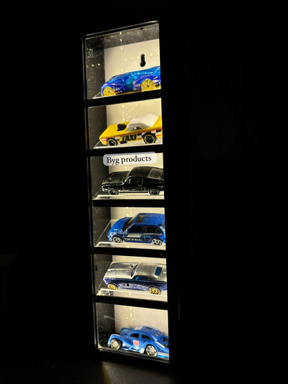 Premium Led Tilted Display for Hotwheels.