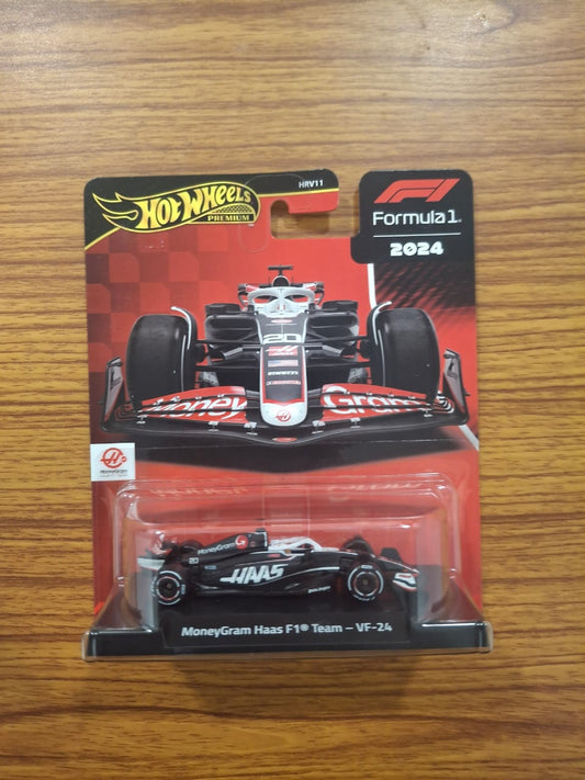 HOTWHEELS PREMIUM- MoneyGram Haas F1 Team- VF-24 [#20]