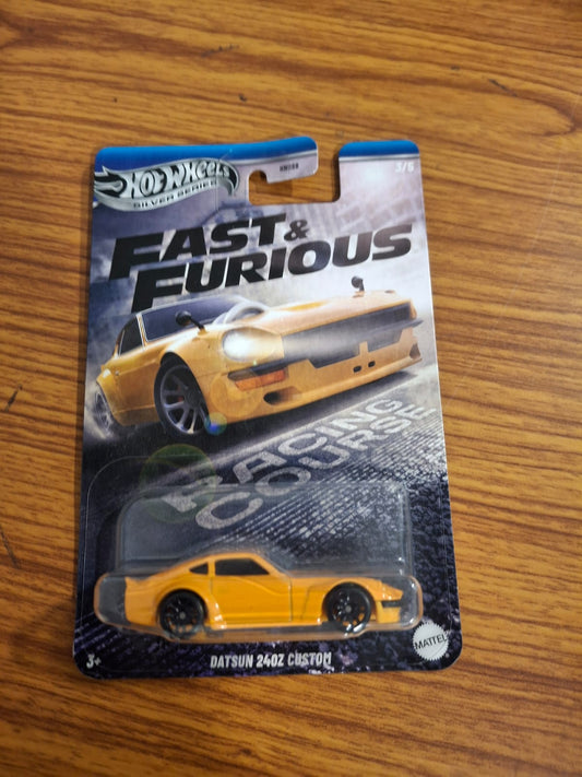 HOTWHEELS SILVER SEIRES- FAST & FURIOUS- DATSUN 240Z CUSTOM