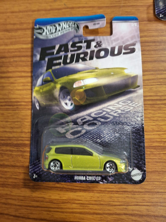 HOTWHEELS SILVER SERIES- FAST & FURIOUS- HONDA CIVIC EG