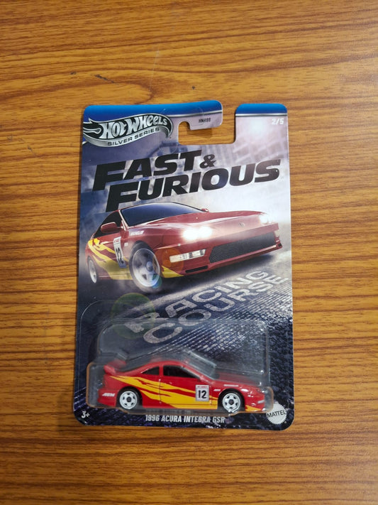 HOTWHEELS SILVER SERIES- FAST & FURIOUS- 1996 ACURA INTEGRA GSR
