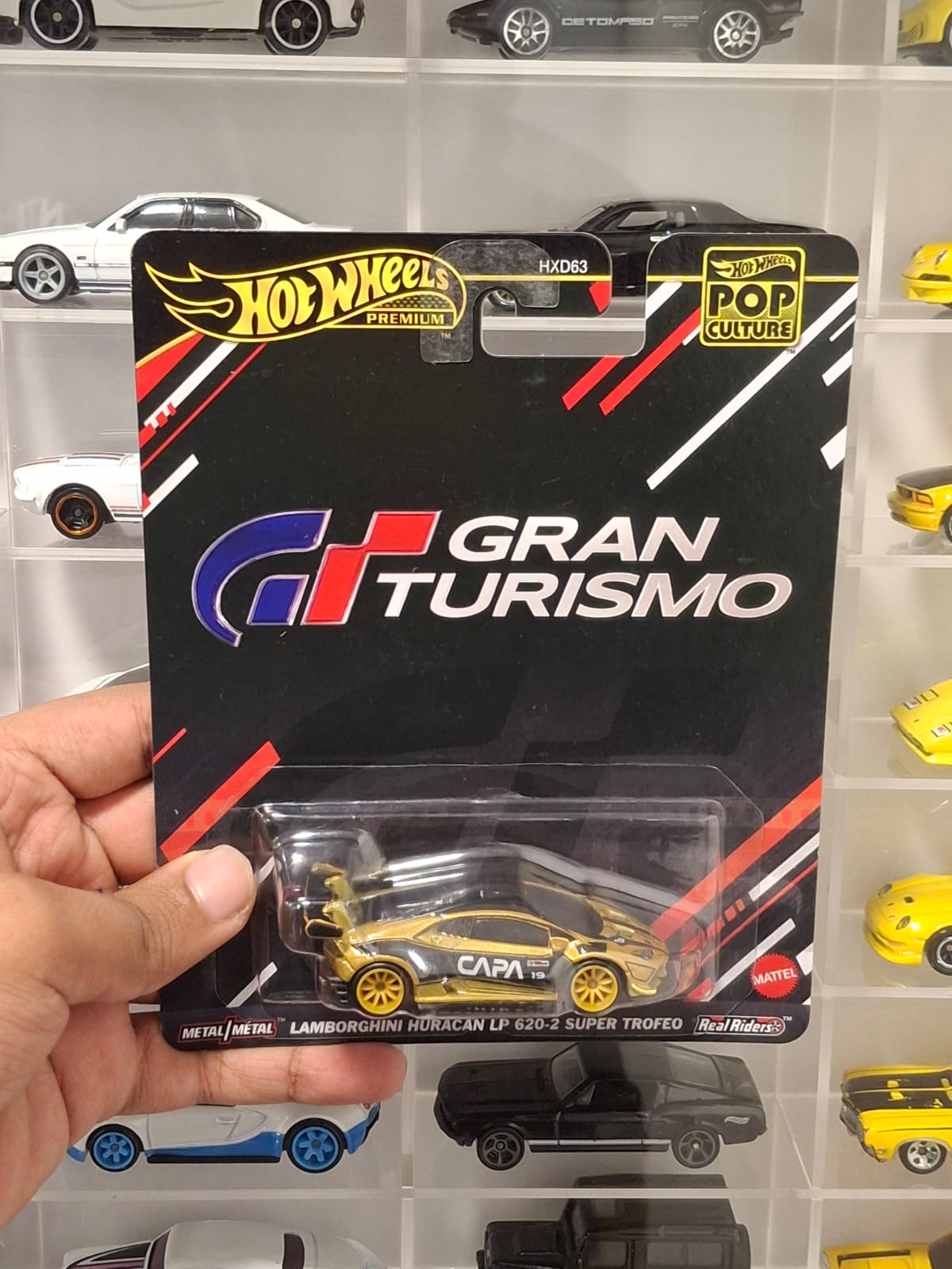 HOTWHEELS PREMIUM- GRAN TOURISMO- LAMBORGHINI HURACAN LP 620-2 SUPER TROFEO