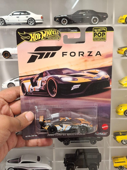 HOTWHEELS PREMIUM- FORZA- 2016 FORD GT RACE/ COURSE