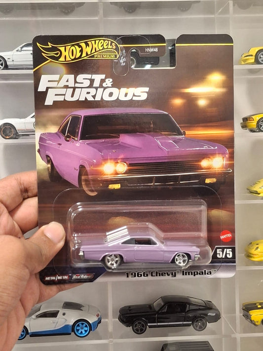 HOTWHEELS PREMIUM- FAST & FURIOUS- 1966 CHEVY IMPALA