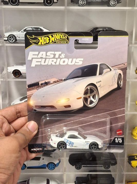 HOTWHEELS PREMIUM- FAST & FURIOUS- MAZDA RX-7 FD