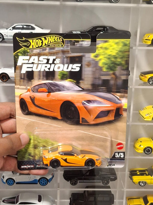 HOTWHEELS PREMIUM- FAST & FURIOUS- 2021 TOYOTA GR SUPRA