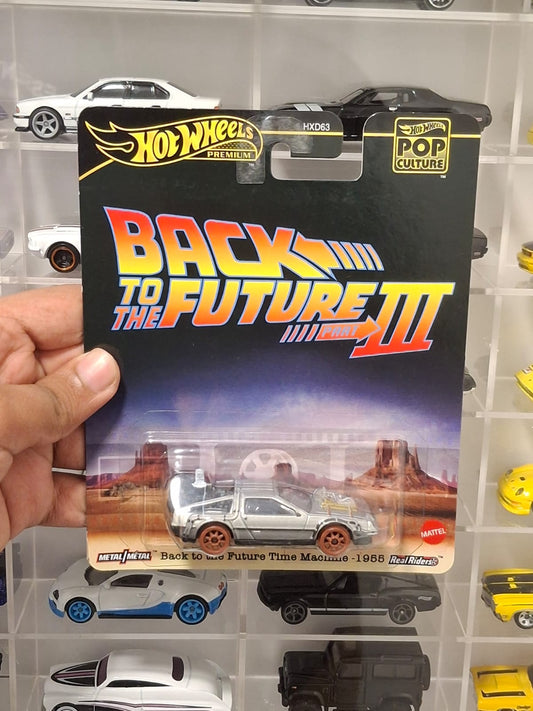 HOTWHEELS PREMIUM- BACK TO THE FUTURE- TIME MACHINE- 1955