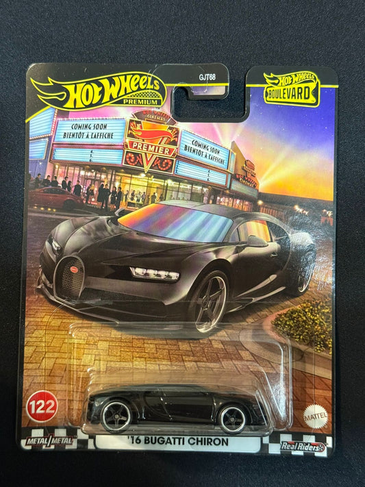 HOTWHEELS PREMIUM- '16 BUGATTI CHIRON (Imported)