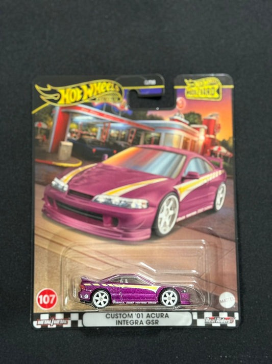 HOTWHEELS PREMIUM- CUSTOM '01 ACURA INTEGRA GSR (Imported)