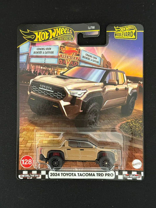 HOTWHEELS PREMIUM- 2024 TOYOTA TACOMA TRD PRO (Imported)