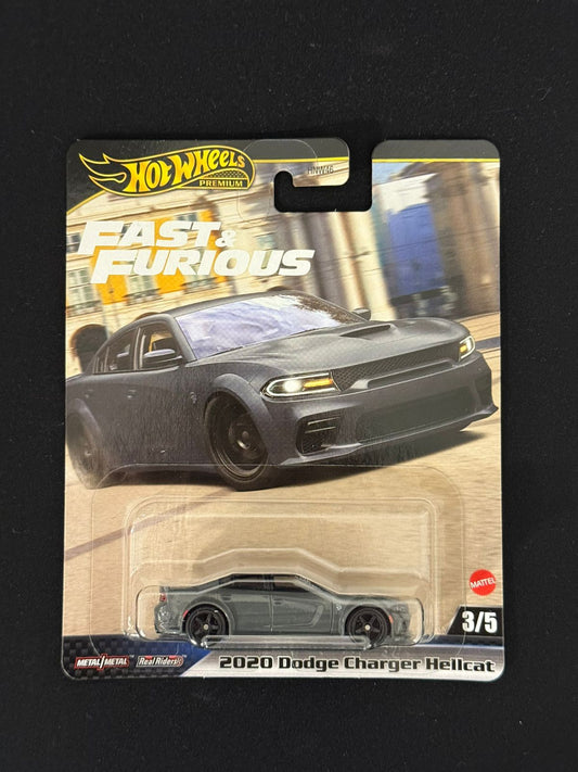 HOTWHEELS PREMIUM- FAST & FURIOUS- 2020 DODGE CHARGER HELLCAT (Imported)